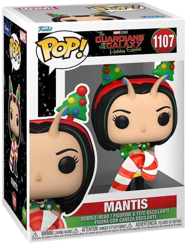  Funko POP Marvel Guardians Of The Galaxy: Holiday Special  Mantis Bobble-Head (9,5 )