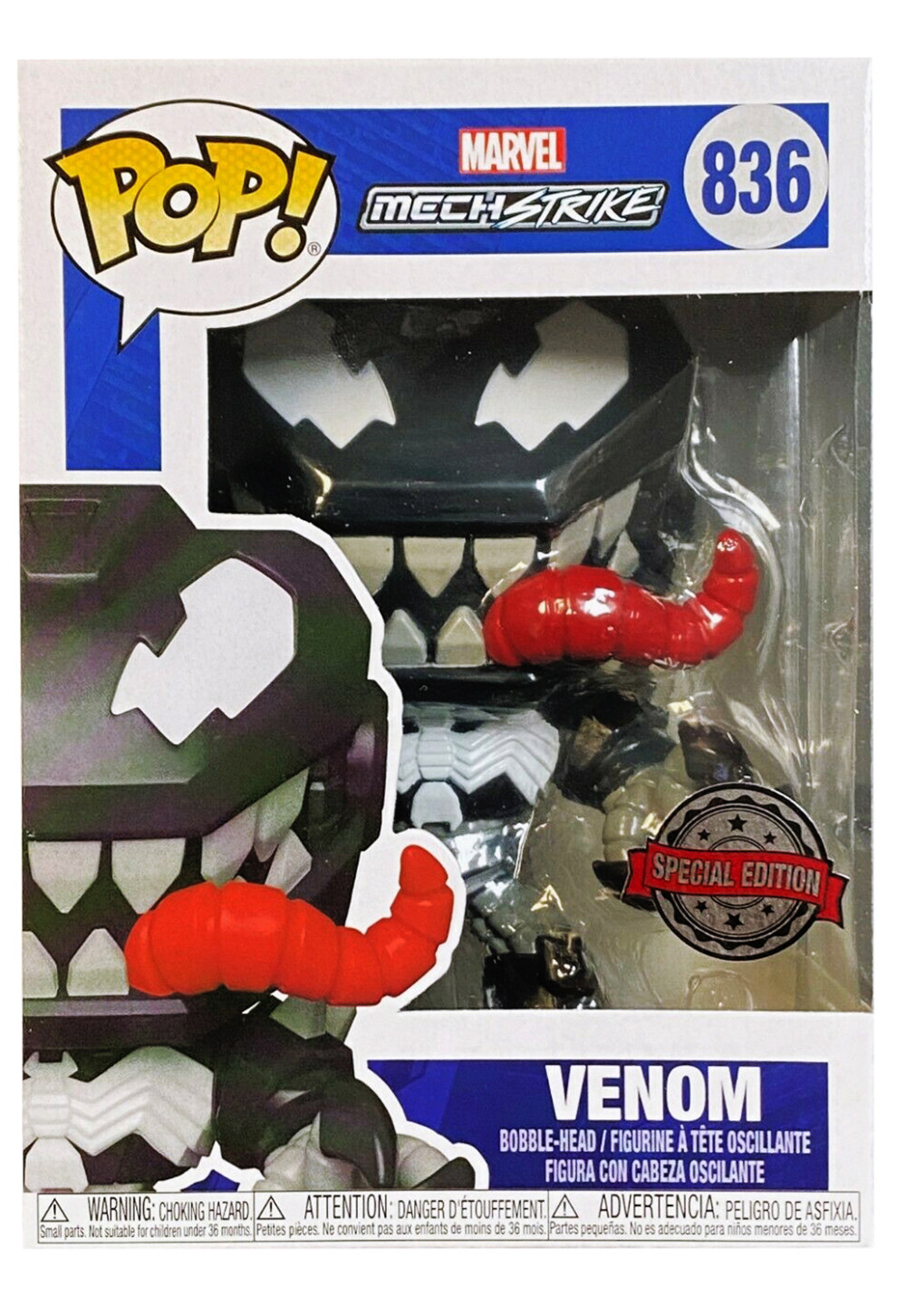  Funko POP Marvel: Avengers Mech Strike  Venom Exclusive Bobble-Head (9,5 )