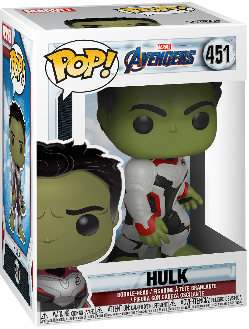  Funko POP Marvel: Avengers Endgame  Hulk Bobble-Head (9,5 )