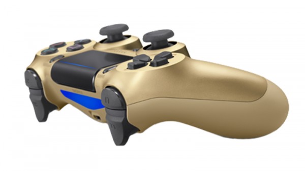 Беспроводной геймпад DualShock 4 Cont Gold для PS4 (золотой)