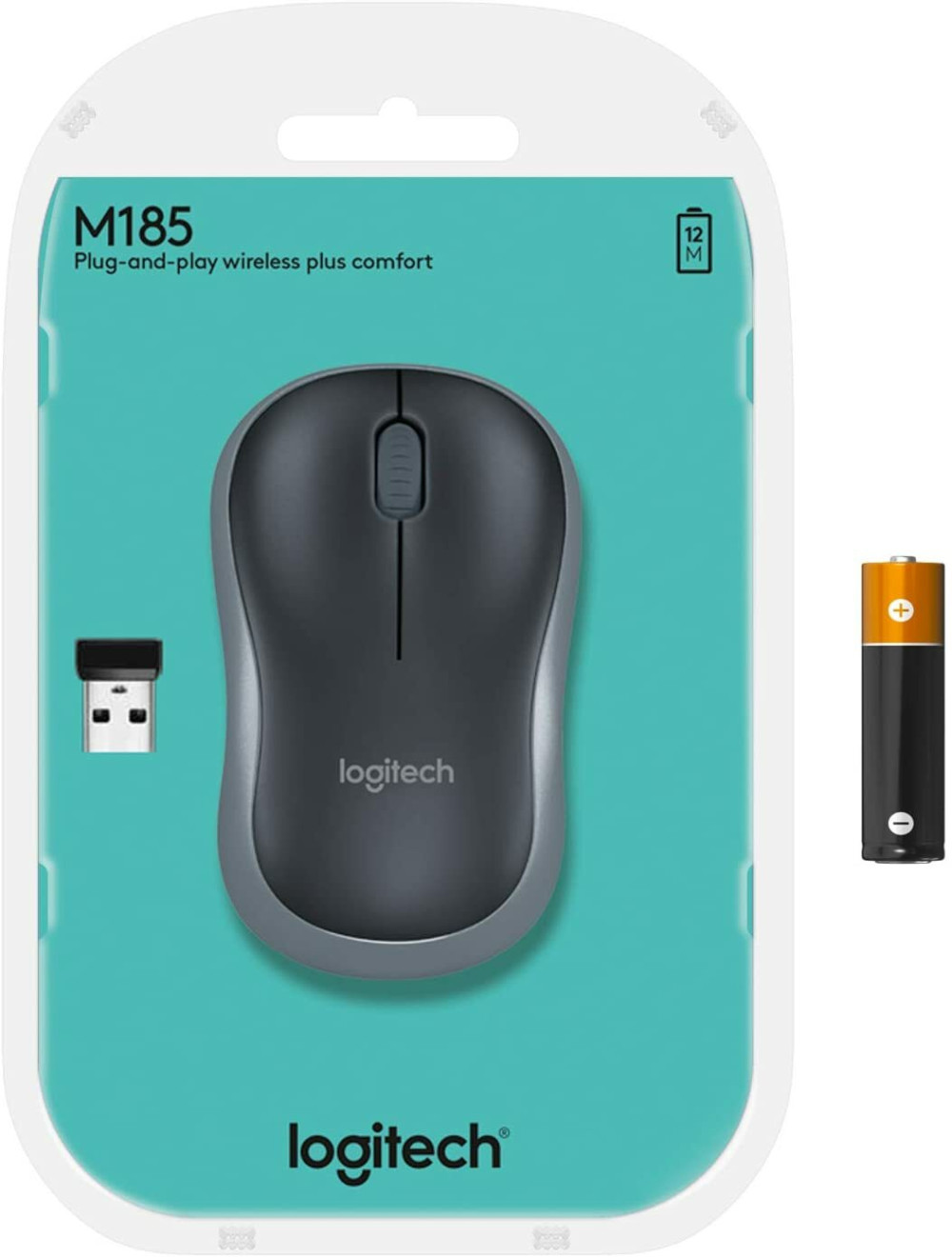 ���� Logitech M185 ������������ ��� PC (�����-�����)