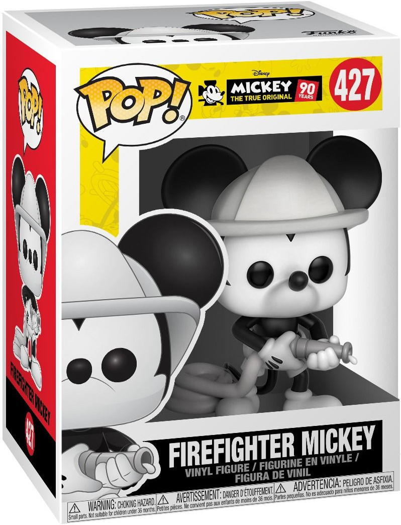 Фигурка Funko POP: Disney Mickey's The 90th Anniversary – Firefighter Mickey (9,5 см)