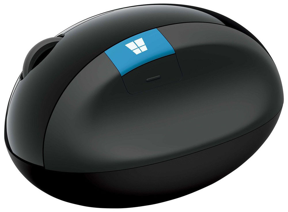 Мышь Microsoft Sculpt Ergonomic беспроводная оптическая для PC (черная)