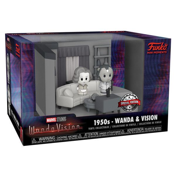 Фигурка Funko POP Marvel: Wanda / Vision – Living Room 1950s Wanda & Vision Exclusive Mini Moments