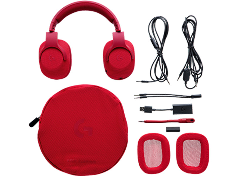  Logitech Headset G433 Gaming Retail   Fire Red  PC