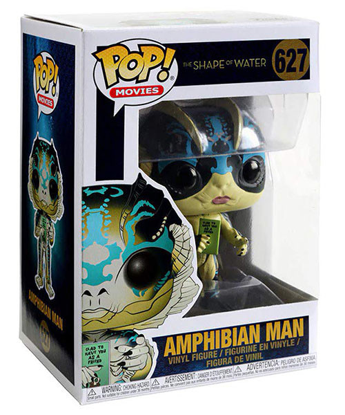  Funko POP Movies: The Shape Of Water  Amphibian Man With Card (9,5 )