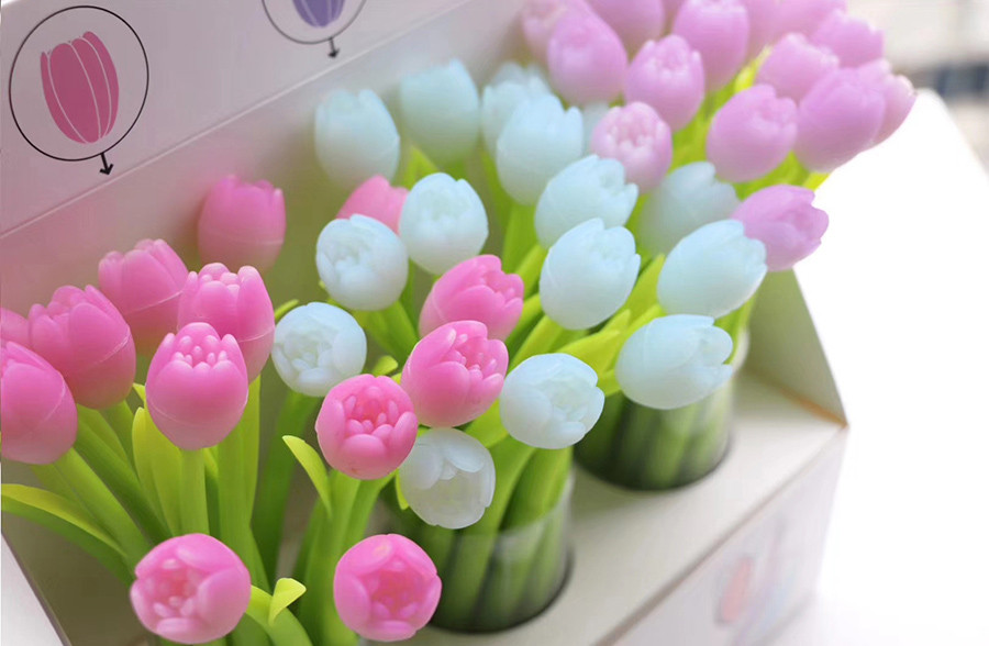 Ручка Тюльпан меняющая цвет (1 шт. в ассортименте)