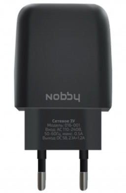 Зарядное устройство сетевое Nobby Comfort 016-001 (черный)
