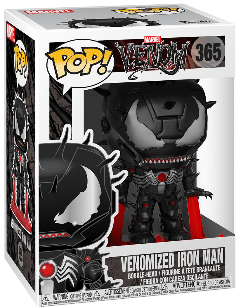  Funko POP Marvel: Venom  Venomized Iron Man Bobble-Head (9,5 )