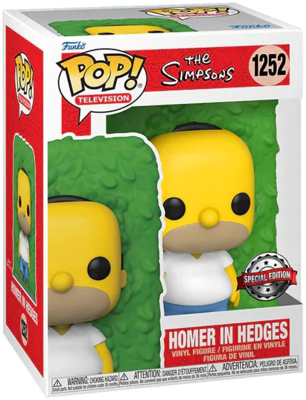 Фигурка Funko POP Television: The Simpsons – Homer In Hedges Exclusive (9,5 см)