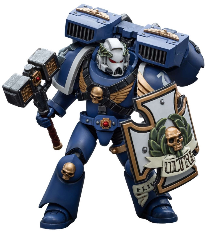  Warhammer 40 000: Ultramarines  Vanguard Veteran with Thunder Hammer and Storm Shield 1:18 (12,1 )