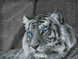 Кристальная мозаика Загадочный тигр (52х39,5см)