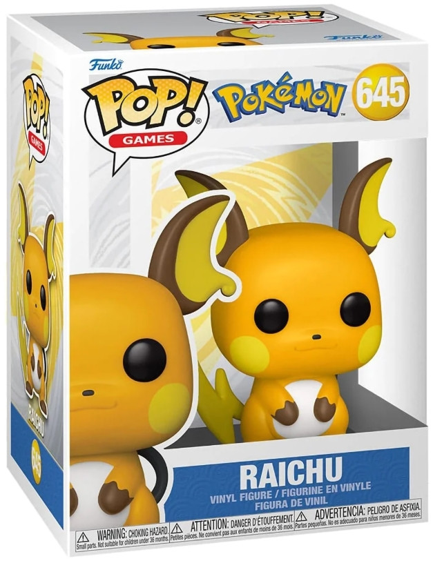  Funko POP Games: Pokemon  Raichu (9,5 )