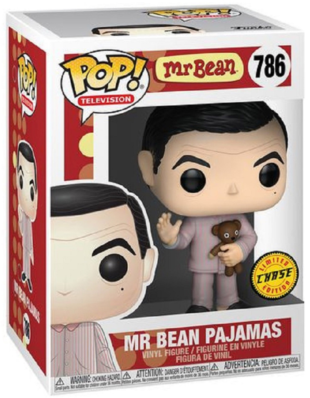  Funko POP Television: Mr. Bean  Mr. Bean Pajamas  With Chase (9,5 )