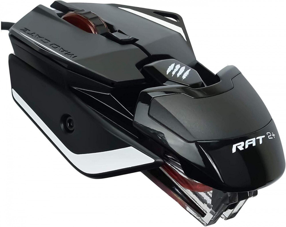 Мышь Mad Catz R.A.T. 2+ проводная игровая для PC (чёрный)(4897093960030)