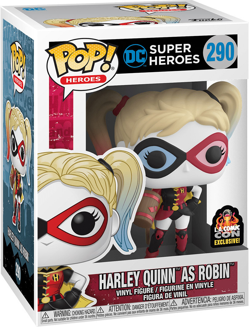  Funko POP Heroes: DC Super Heroes  Harley Quinn As Robin (9,5 )