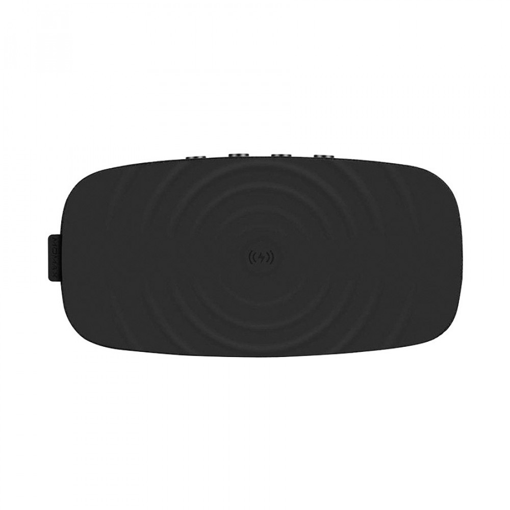  Momax Q.Zonic Wireless Charging Bluetooth Speaker Black  ()