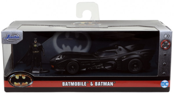 Набор DC Batman: модель машины 1989 Batmobile (масштаб 1:32) + фигурка Batman Figure