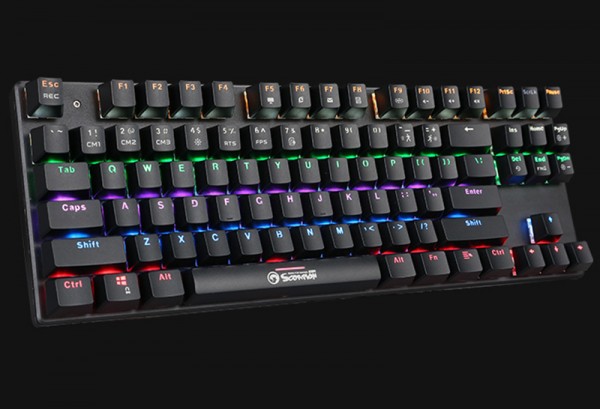 Клавиатура Marvo Scorpion KG914 механическая игровая с радужной подсветкой для PC