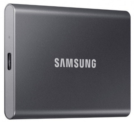 Твердотельный накопитель Samsung SSD T7 Touch 500GB USB Type-C (титановый)
