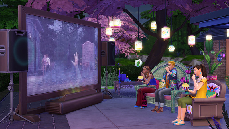 The Sims 4: Movie Hangout Stuff.  [Xbox One,  ]