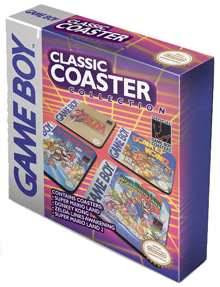 Подставки под напитки Gameboy Classic Collection 4-Pack