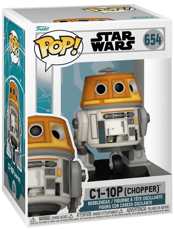  Funko POP Star Wars: Ahsoka  C1-10P [Chopper] Bobble-Head (9,5 )