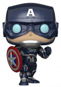  Funko POP Games Marvel: Avengers Gamerverse  Captain America Bobble-Head (9,5 )