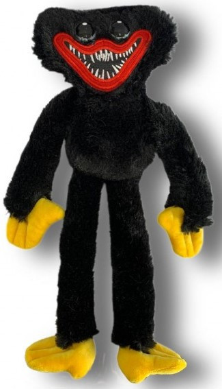 Набор мягкая игрушка Huggy Wuggy чёрный + конструктор 33 детали в ассортименте