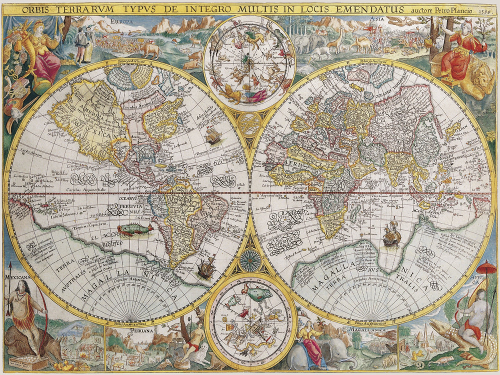 Puzzle Историческая карта (1500 элементов)
