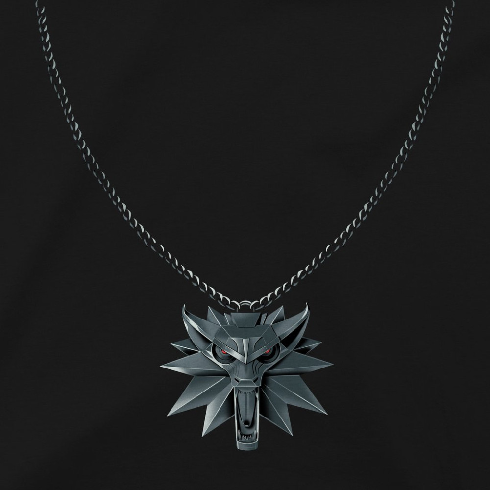  The Witcher 3 : Wolf School Medallion Premium