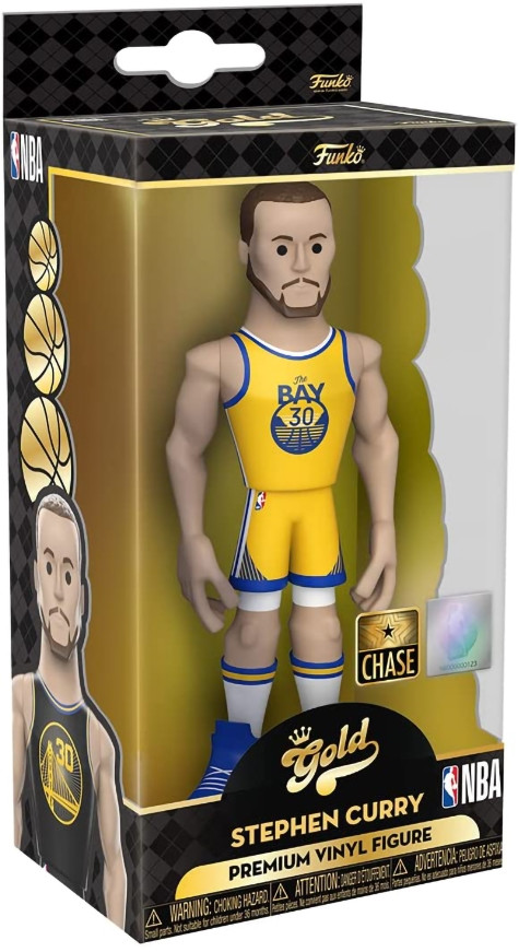  Funko Gold Premium Vinul Figure NBA: Golden State Warriors  Stephen Curry City With Chase (12,7 )
