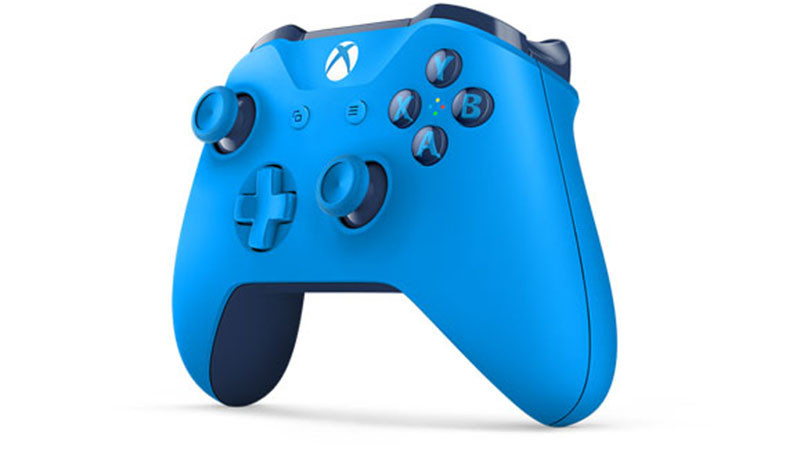 Беспроводной геймпад для Xbox One с 3,5 мм разъемом и Bluetooth (синий)