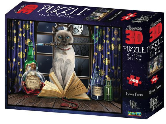Super 3D Puzzle: Hocus Pocus – Фокус-покус (500 элементов)