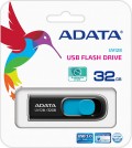 USB  UD ADATA 32  UV128 (black+blue)
