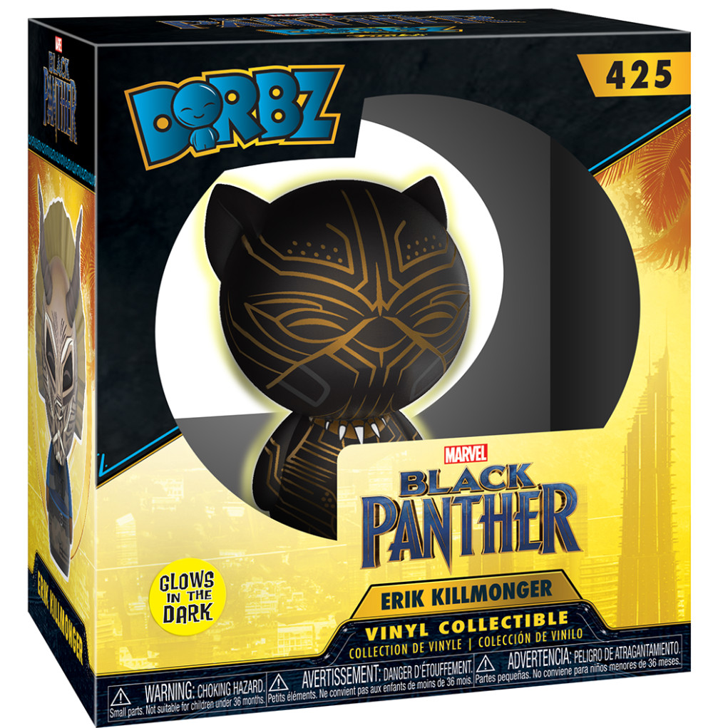 Фигурка Funko Dorbz: Marvel Black Panther – Erik Killmonger (9,5 см)