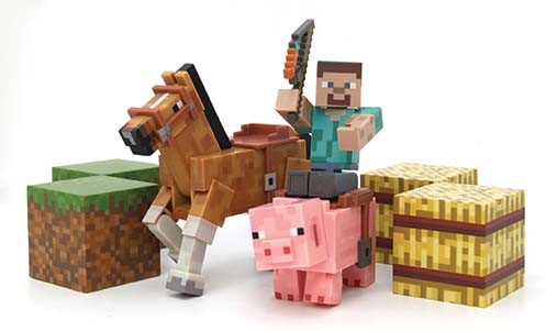 Набор фигурок Minecraft. Saddle Pack