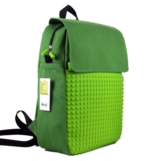 Пиксельный рюкзак (Canvas Top Lid pixel Backpack) WY-A005 (Зеленый/зеленый)
