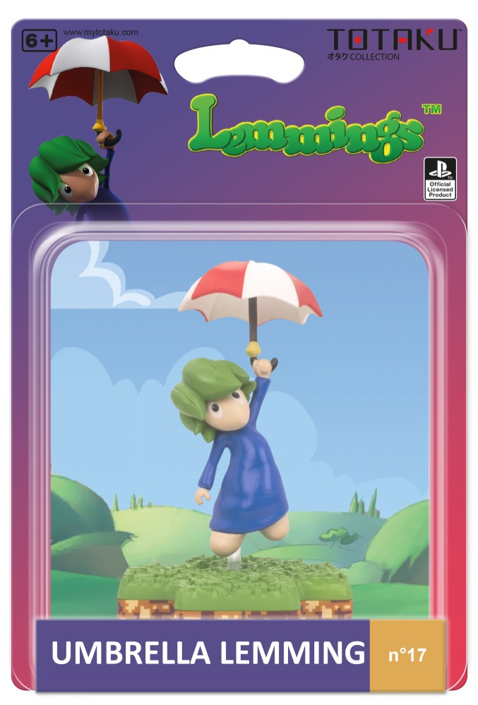 Фигурка TOTAKU Collection: Lemmings – Umbrella Lemming (10 см)
