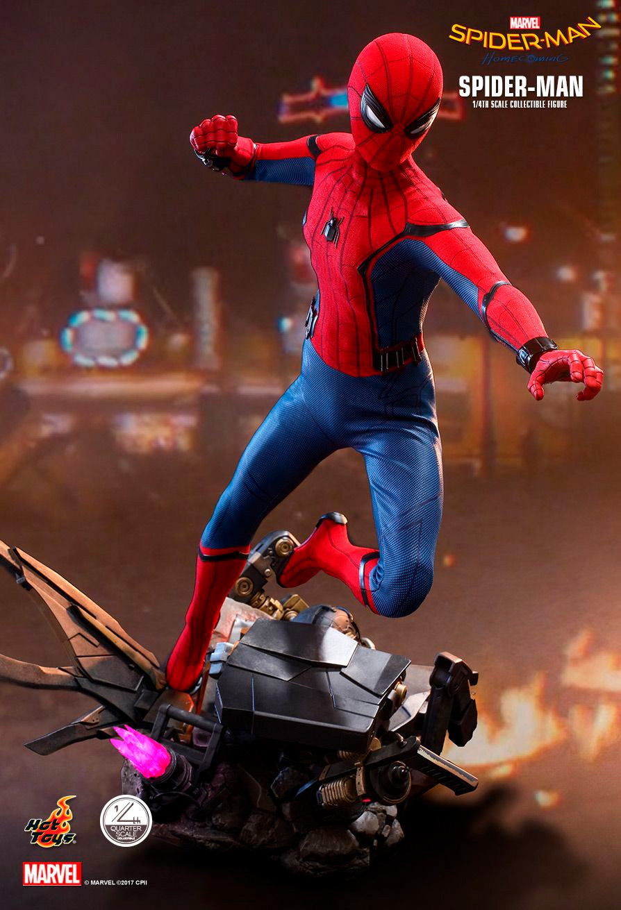 Homecoming spiderman hot sale figure