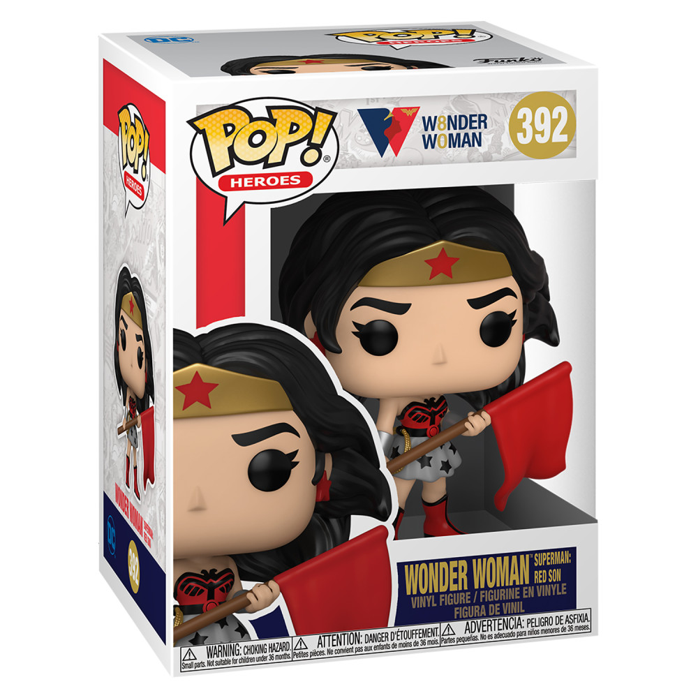  Funko POP Heroes: Wonder Woman 80 Years  Wonder Woman Superman Red Son (9,5 )