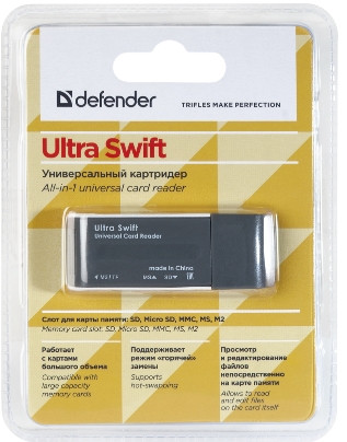  Defender #1 Ultra Swift USB 2.0, 4  (83260)