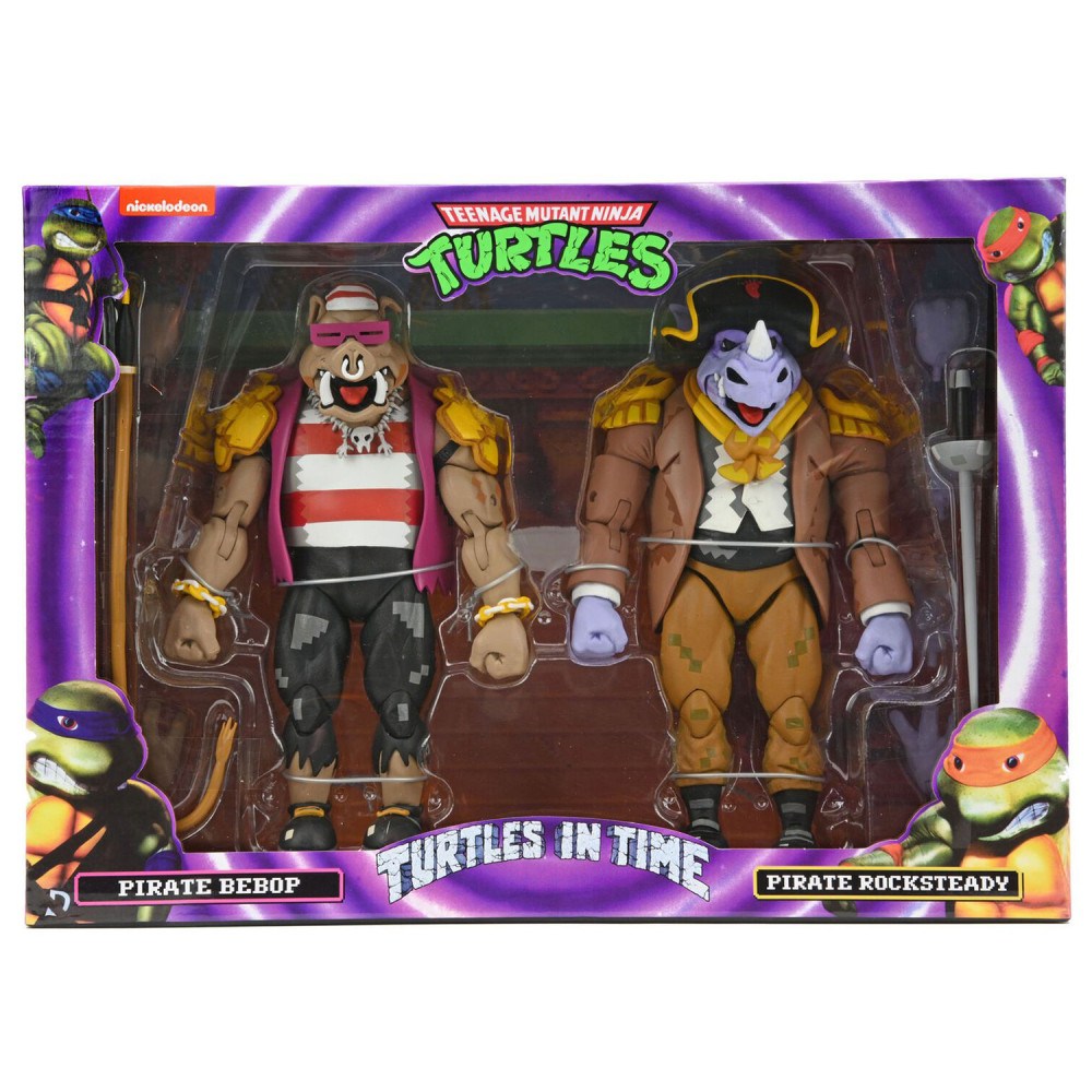   NECA Teenage Mutant Ninja Turtles: Turtles in Time  Pirate Bebop & Rocksteady Scale Action Figure (17,78 )