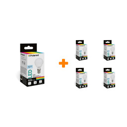 ����� ������������ �������� Polaroid 220V G45 7W 6500K E14 600lm, 5��