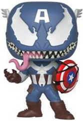  Funko POP Marvel: Venom  Venomized Captain America Bobble-Head (9,5 )