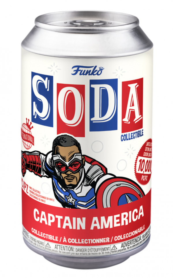 Фигурка Funko SODA: Marvel – The Falcon & Winter Soldier Captain America With Chase (12 см)