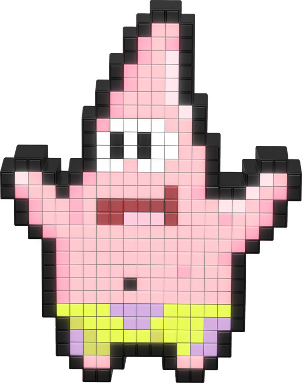 Фигурка Pixel Pals: Spongebob Squarepants – Patrick Светящаяся