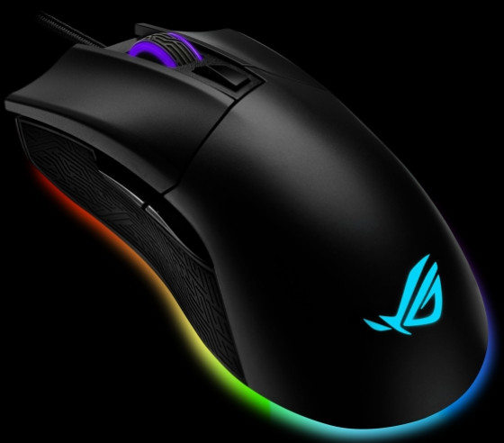 Мышь ASUS ROG Gladius II Origin P504 проводная для PC (черный) (90MP00U1-B0UA00)