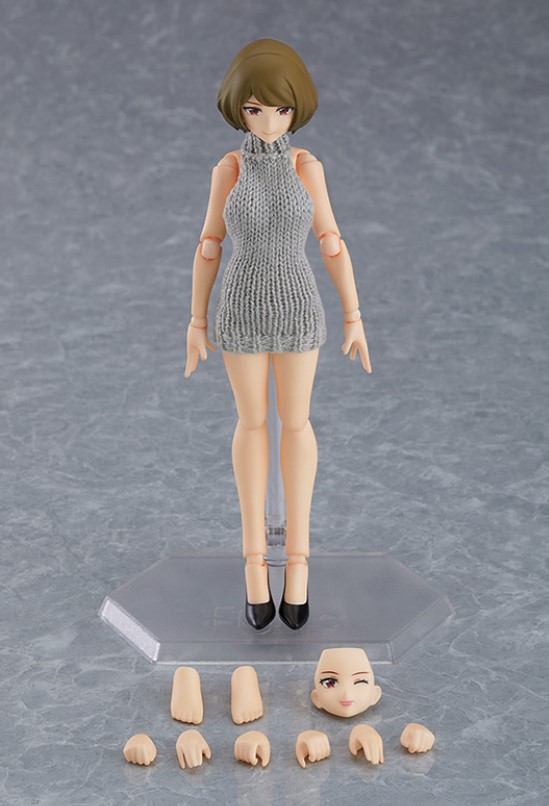  Figma Female Body: Chiaki With Backless Sweater Outfit (13,5 )