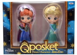  Q Posket Disney Characters: Frozen  Anna & Elsa